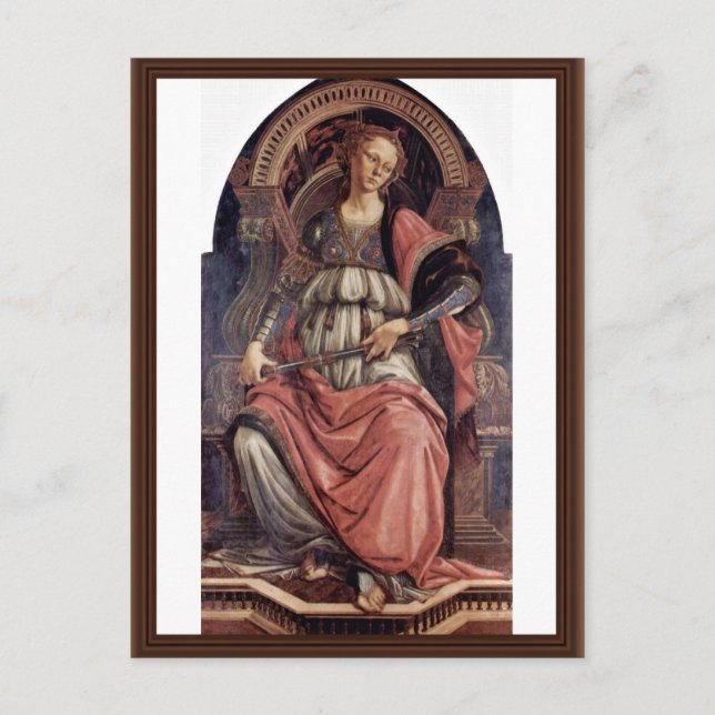 Fortitudo By Botticelli Sandro (Best Quality) Postcard (Front)