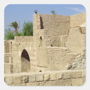 Fortress, built by Baldwin I Square Sticker