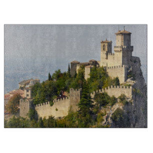 Fortress of Città di San Marino, Italy Cutting Board