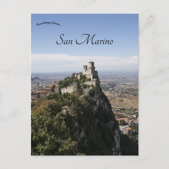 Fortress of Guaita San Marino Postcard (Front)