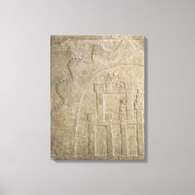 Fortress under Siege, from Nimrud, Iraq Canvas Print (Front)
