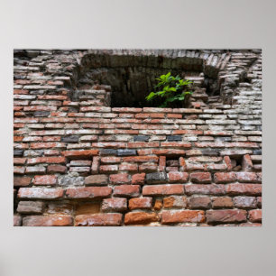 fortress wall window poster
