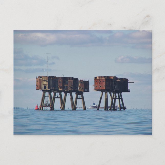 Forts In The Thames Estuary Postcard (Front)
