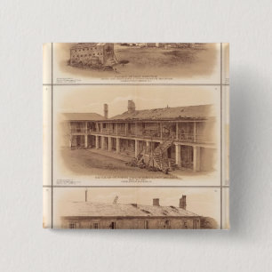 Forts Sumter & Moultrie 15 Cm Square Badge