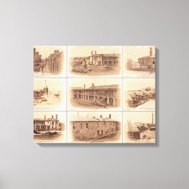 Forts Sumter & Moultrie Canvas Print (Front)