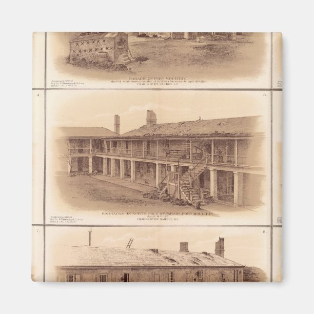 Forts Sumter & Moultrie Magnet (Front)