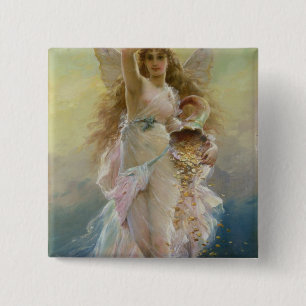 Fortuna 15 Cm Square Badge