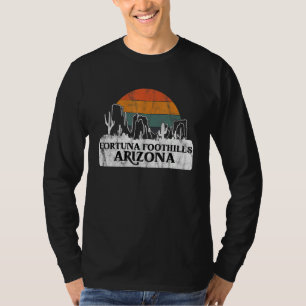 Fortuna Foothills AZ Arizona Vintage sunset cactu T-Shirt