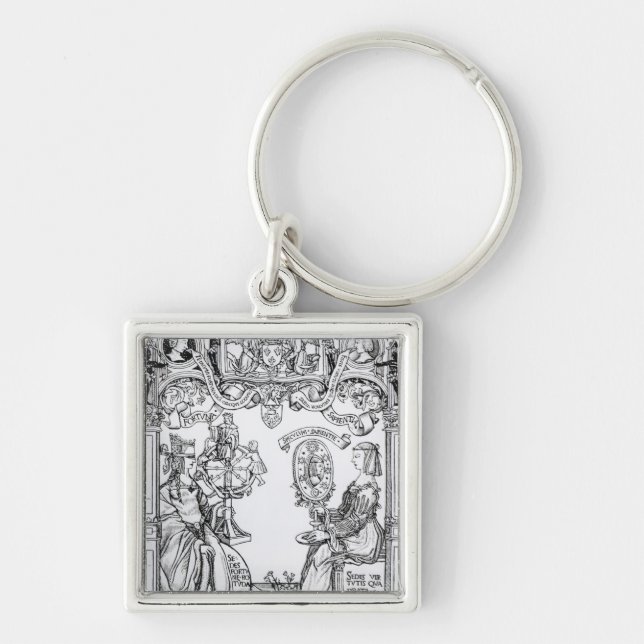 Fortune and Wisdom Key Ring (Front)