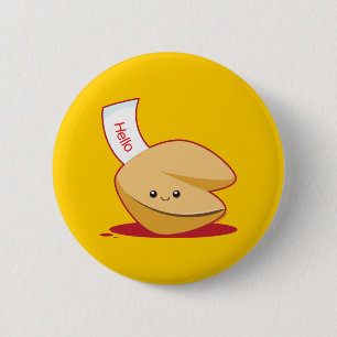 Fortune Cookie 6 Cm Round Badge