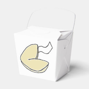 Fortune Cookie Lucky Chinese Food Cartoon Favour Box