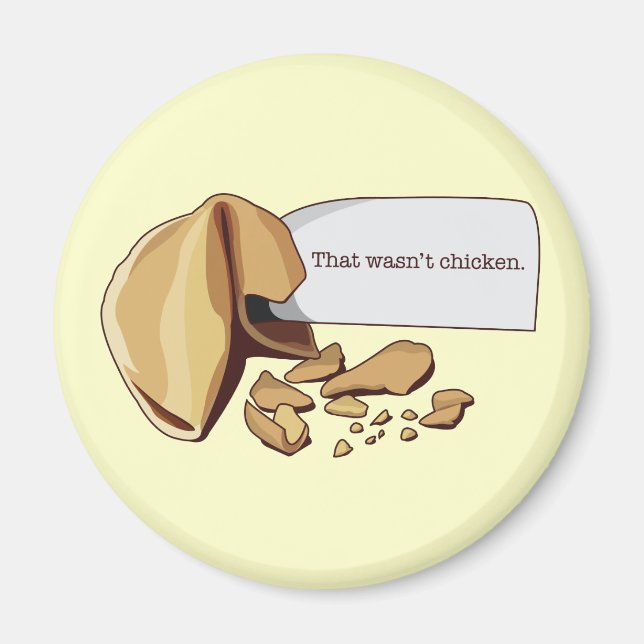 Fortune Cookie Magnet (Front)
