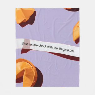 Fortune Cookie & The Magic 8 ball Fleece Blanket
