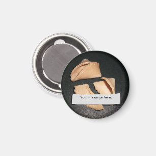 Fortune Cookie with Personalized Fortune Magnet