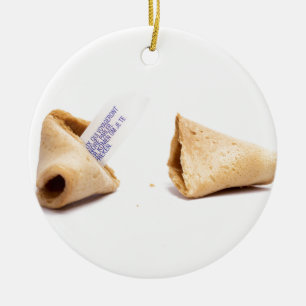 fortune cookies ceramic tree decoration