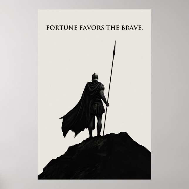 Fortune Favors The Brave Poster (Front)