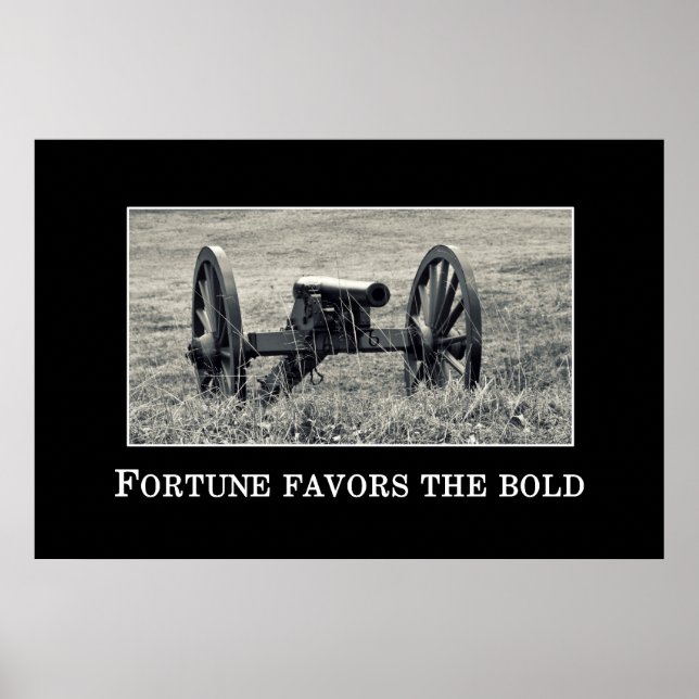 Fortune favours the bold poster (Front)