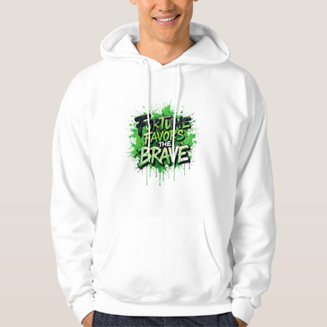 Fortune Favours the Brave Hoodie (Front)