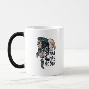 Fortune favours the brave magic mug