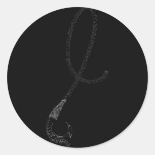 Fortune Hook Classic Round Sticker