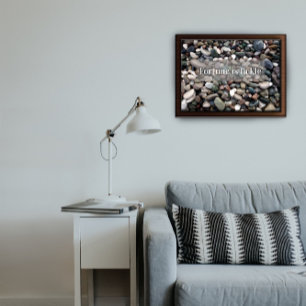 Fortune is fickle saying poster 