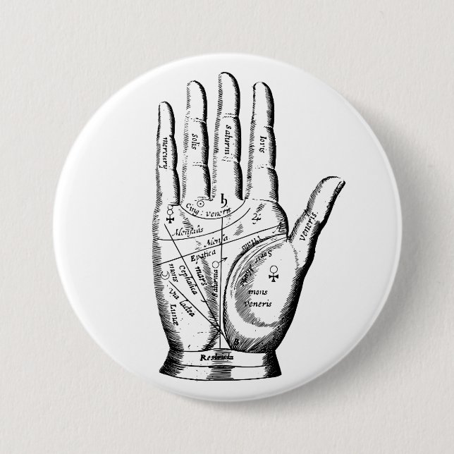 Fortune Teller 7.5 Cm Round Badge (Front)