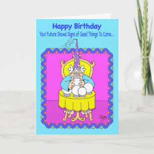 FORTUNE TELLER Birthday Card