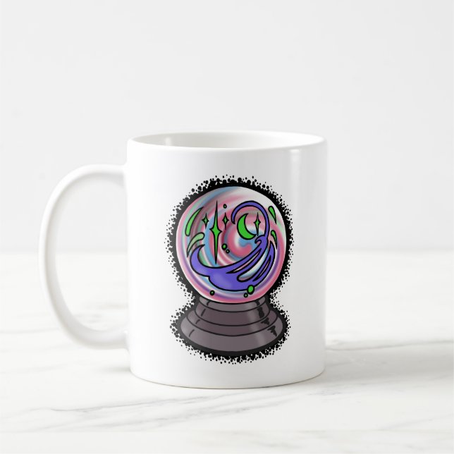 Fortune Teller Crystal Ball Mug (Left)