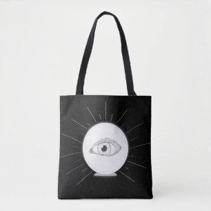 Fortune Teller Eye Seer Esoteric Crystal Ball Tote Bag