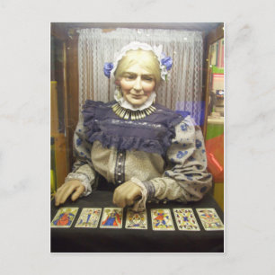 Fortune Teller from Santa Cruz Boardwalk Postcard