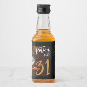 Fortune Teller Halloween Bottle Label