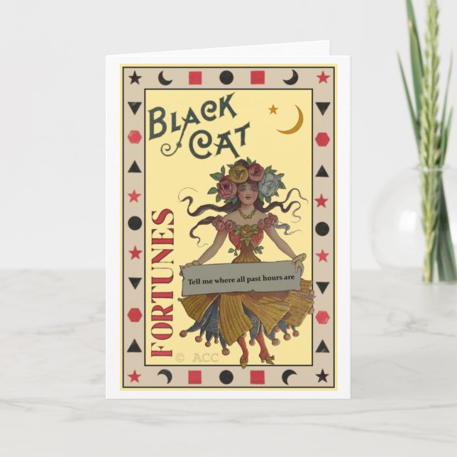 Fortune Teller Halloween Card (Front)