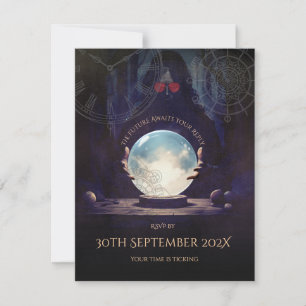 Fortune Teller Halloween RSVP Card