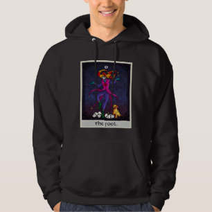 Fortune Teller Mythical The Fool with skulls Tarot Hoodie