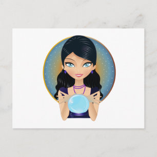 Fortune teller postcard