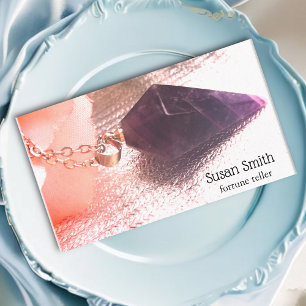 fortune-teller Tarot card-setter Pendel Future pur Business Card