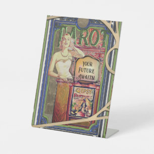 Fortune Teller Tarot Pedestal Sign