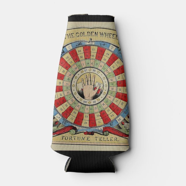 FORTUNE-TELLER'S, MYSTIC OR PALM READER'S BOTTLE COOLER (Front)