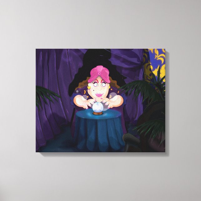 Fortune Tellers Tent Canvas Print (Front)