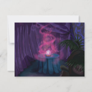 Fortune Tellers Tent Invitation