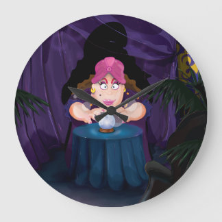 Fortune Tellers Tent Large Clock