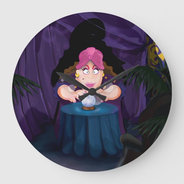 Fortune Tellers Tent Large Clock (Front)