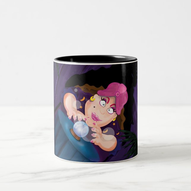 Fortune Tellers Tent Two-Tone Coffee Mug (Center)