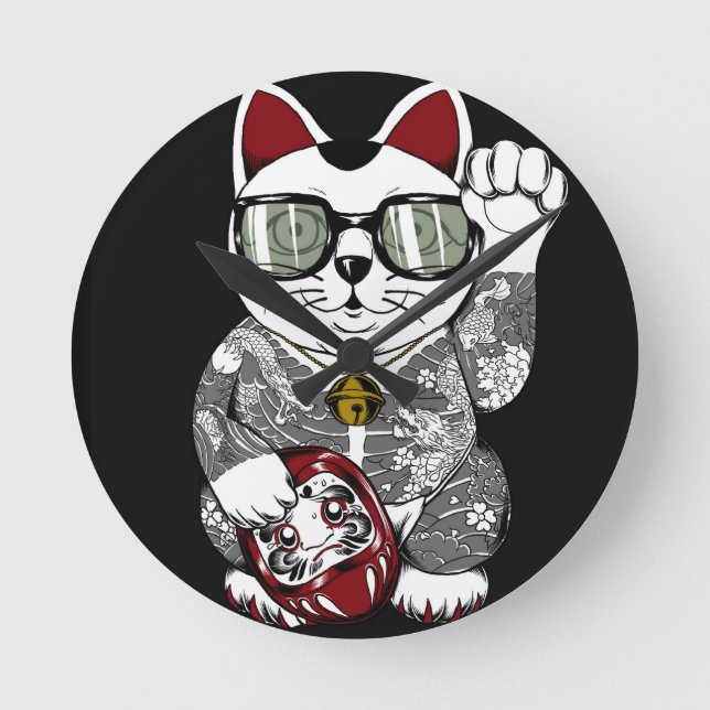 Fortune Time Round Clock (Front)