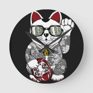 Fortune Time Round Clock