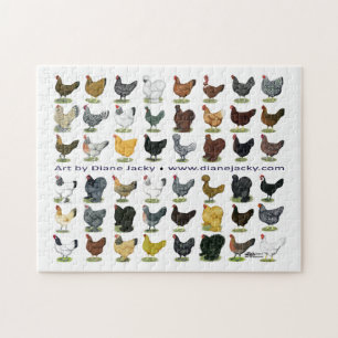 Forty-eight Hen Promo Jigsaw Puzzle