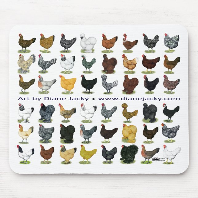 Forty-eight Hen Promo Mouse Mat (Front)