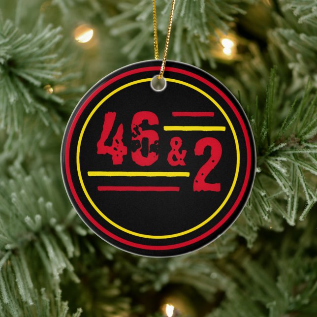 Forty Six & 2 Evolution Ceramic Tree Decoration (Tree)