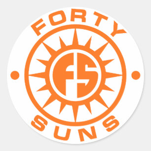 Forty Suns -- The Sticker! Classic Round Sticker