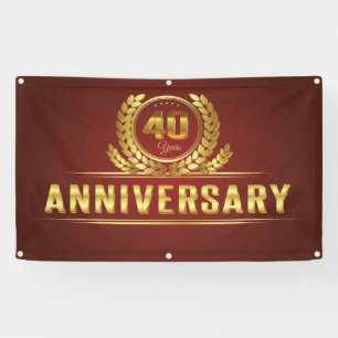forty year Anniversary Banner